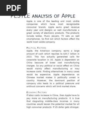 apple inc swot analysis of apple
